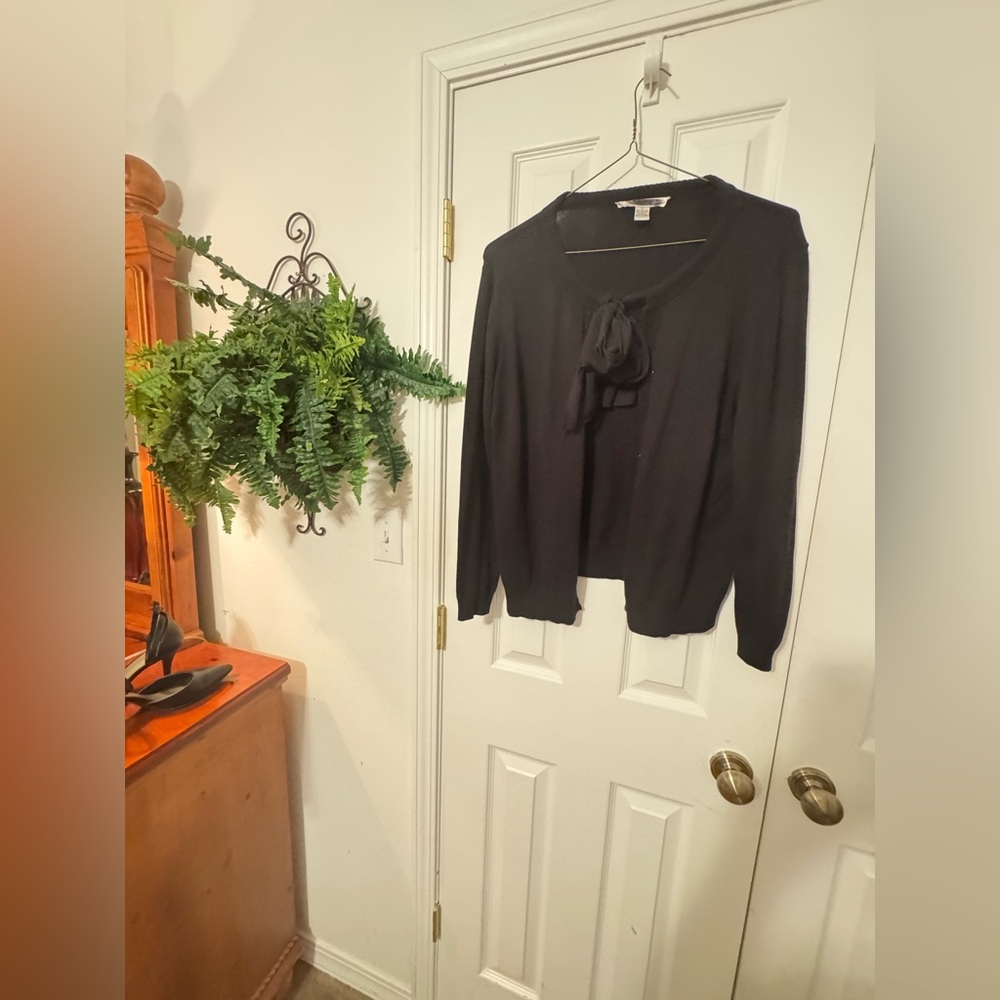 Black Cardigan Sweater - Picture 2 of 8